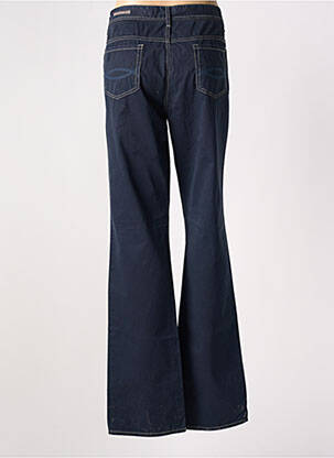 Pantalon droit tissage popeline taille normale bleu GAASTRA femme