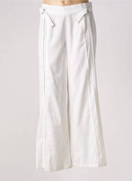 Pantalon large fermeture zip latéral taille normale blanc MADO ET LES AUTRES femme