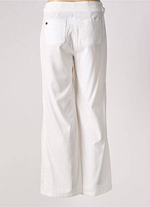 Pantalon large fermeture zip latéral taille normale blanc MADO ET LES AUTRES femme