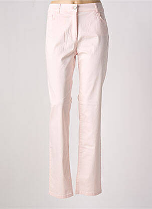 Pantalon slim taille haute taille haute rose CAROLL femme