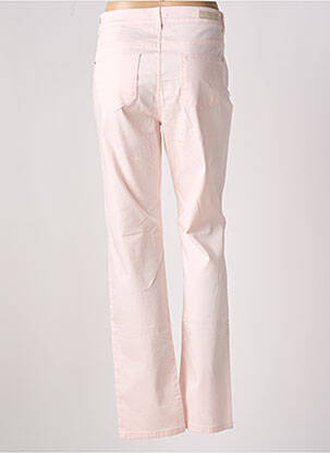 Pantalon slim taille haute taille haute rose CAROLL femme