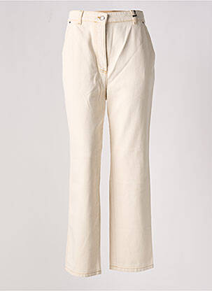 Jeans boyfriend taille haute taille haute beige CAROLL femme