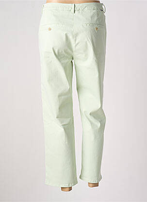 Pantalon 7/8 taille haute taille haute vert REIKO femme