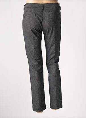 Pantalon 7/8 stretch taille normale noir REIKO femme