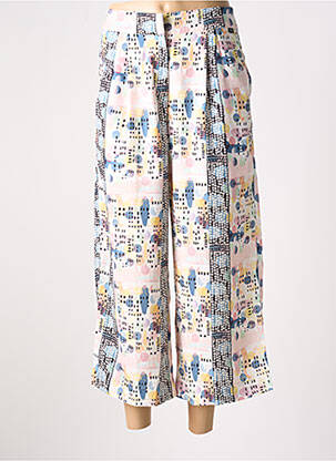Pantalon 7/8 taille haute taille haute rose VICTORIO & LUCCHINO femme