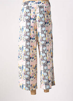 Pantalon 7/8 taille haute taille haute rose VICTORIO & LUCCHINO femme