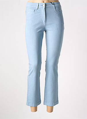 Pantalon 7/8 bleu CAROLL pour femme