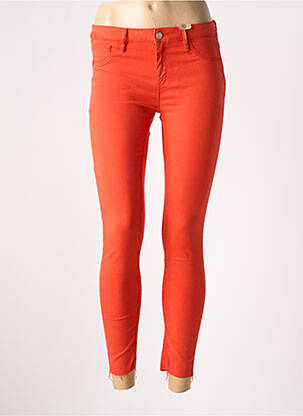 Pantalon 7/8 rouge REIKO pour femme