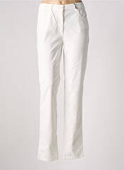 Pantalon slim blanc CAROLL pour femme seconde vue