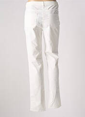 Pantalon slim blanc CAROLL pour femme seconde vue