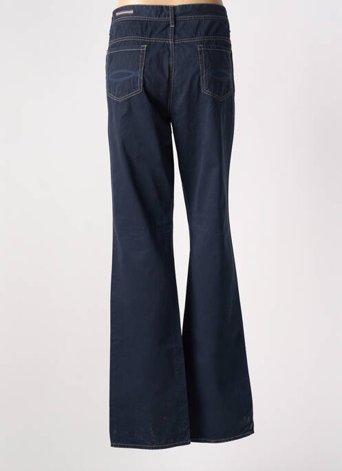 Pantalon droit tissage popeline taille normale bleu GAASTRA femme