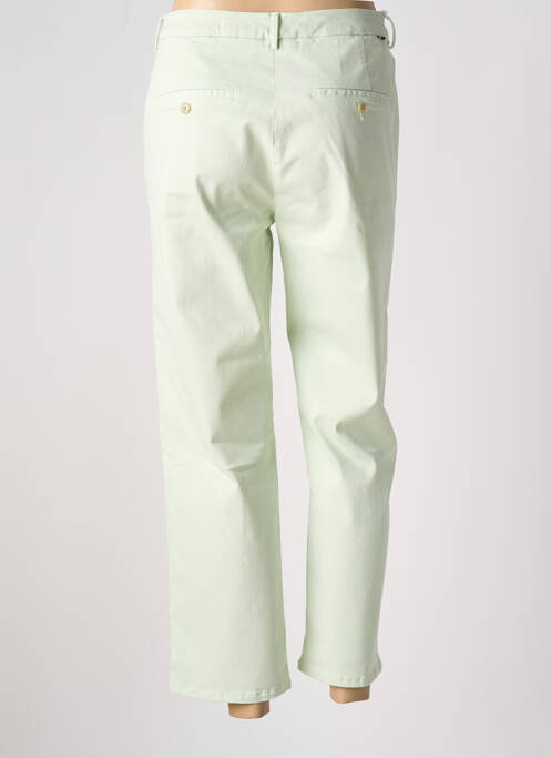 Pantalon 7/8 taille haute taille haute vert REIKO femme