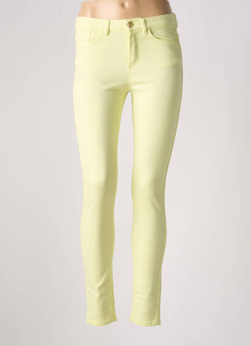 Jeans coupe slim jaune ONE STEP pour femme
