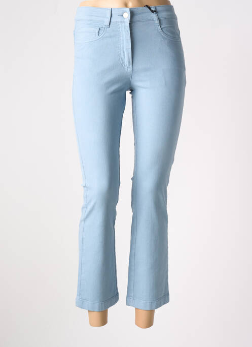 Pantalon 7/8 bleu CAROLL pour femme