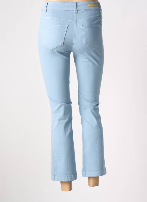 Pantalon 7/8 bleu CAROLL pour femme