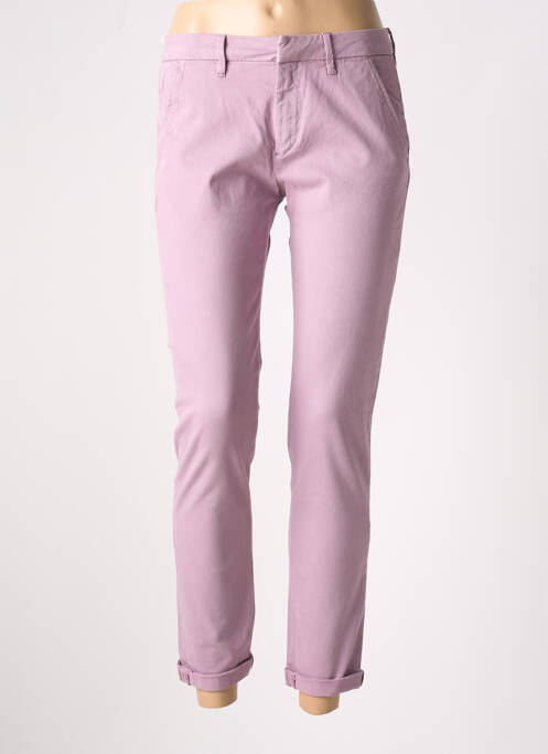 Pantalon 7/8 violet REIKO pour femme