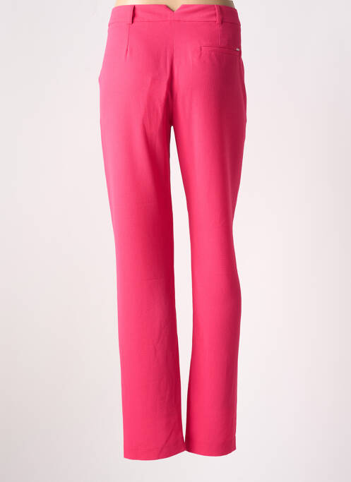 Pantalon droit rose IKKS pour femme