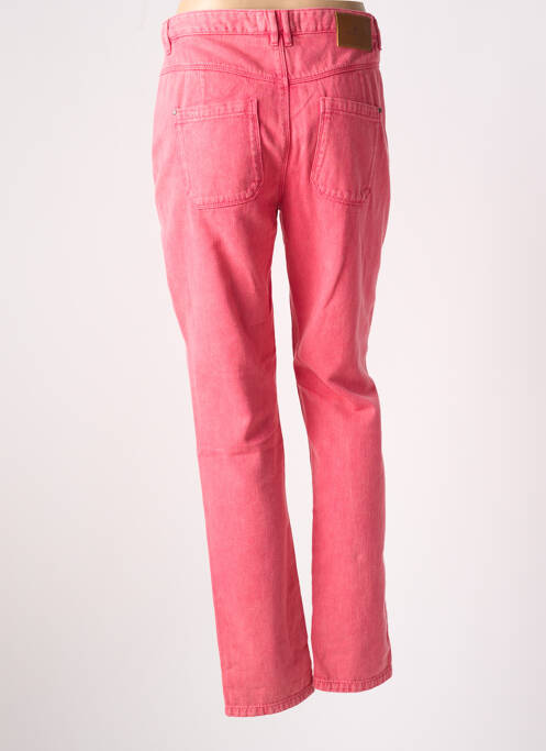 Pantalon droit rose ONE STEP pour femme