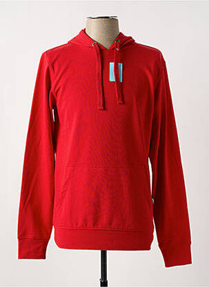 Sweat-shirt à capuche poches manches longues rouge SLAZENGER homme