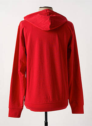 Sweat-shirt à capuche poches manches longues rouge SLAZENGER homme