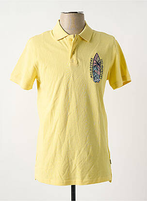 Polo coupe droite manches courtes jaune LOIS homme