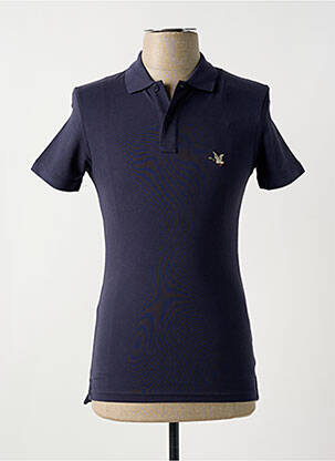 Polo coupe droite manches courtes bleu CHEVIGNON homme