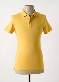 Polo coupe droite manches courtes jaune CHEVIGNON homme