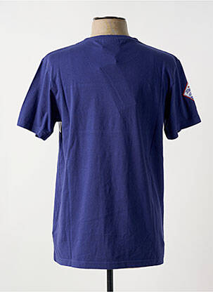 T-shirt coupe droite manches courtes bleu TERROT homme