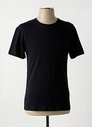 T-shirt coupe droite manches courtes noir DEFACTO homme