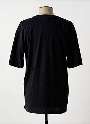 T-shirt coupe droite manches courtes noir DEFACTO homme