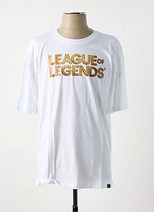 T-shirt coupe droite manches courtes blanc DEFACTO homme
