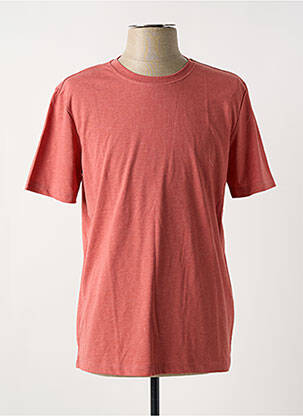 T-shirt coupe droite manches courtes rouge DEFACTO homme