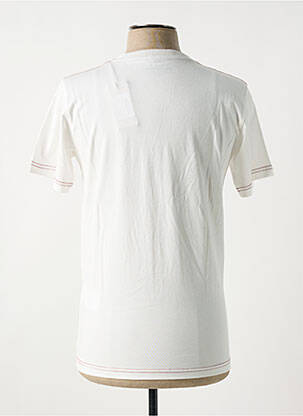 T-shirt coupe droite manches courtes blanc CHEVIGNON homme