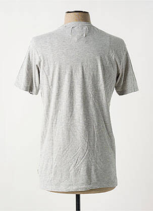 T-shirt coupe droite manches courtes gris SIX VALVES homme