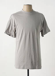 T-shirt coupe cintrée manches courtes gris SLAZENGER homme