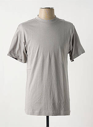 T-shirt coupe cintrée manches courtes gris SLAZENGER homme