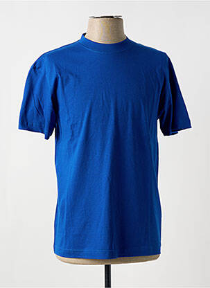 T-shirt coupe cintrée manches courtes bleu SLAZENGER homme