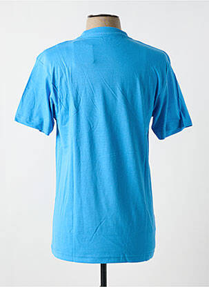 T-shirt tissage chiné manches courtes bleu clair SLAZENGER homme
