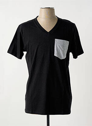 T-shirt coupe droite manches courtes noir SLAZENGER homme