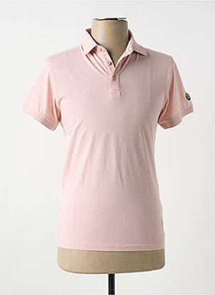 Polo coupe droite manches courtes rose EDWEEN PEARSON homme