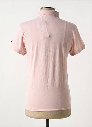 Polo coupe droite manches courtes rose EDWEEN PEARSON homme