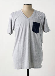 T-shirt coupe droite manches courtes gris SLAZENGER homme