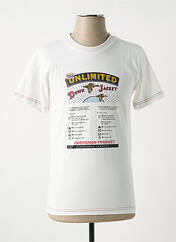 T-shirt blanc CHEVIGNON pour homme seconde vue