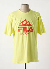 T-shirt jaune FILA pour homme seconde vue