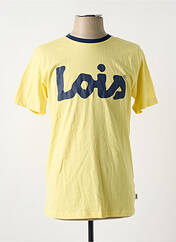 T-shirt jaune LOIS pour homme seconde vue
