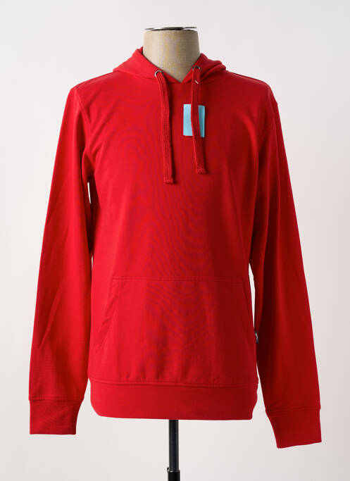 Sweat-shirt à capuche poches manches longues rouge SLAZENGER homme
