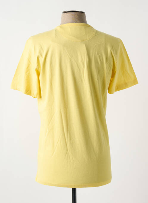 T-shirt coupe droite manches courtes jaune SIX VALVES homme