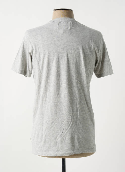 T-shirt coupe droite manches courtes gris SIX VALVES homme