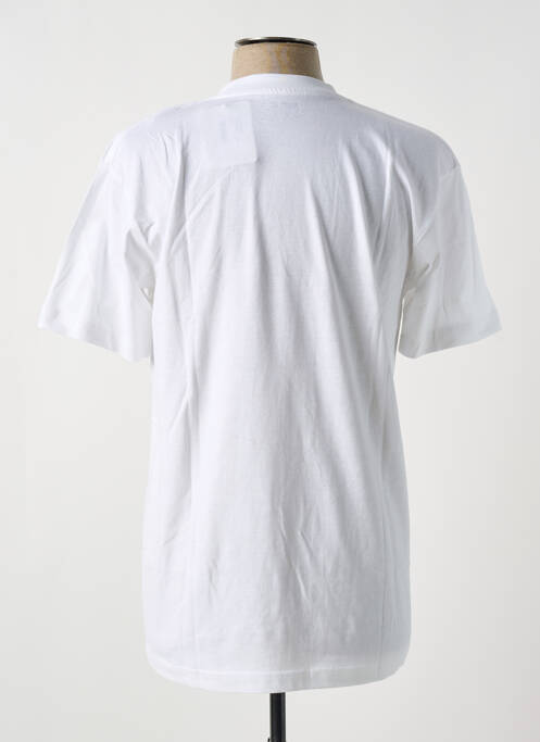 T-shirt coupe cintrée manches courtes blanc SLAZENGER homme