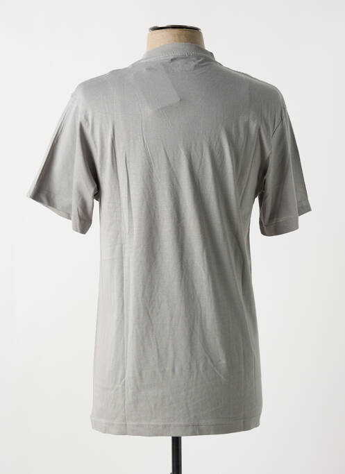 T-shirt tissage chiné manches courtes gris SLAZENGER homme